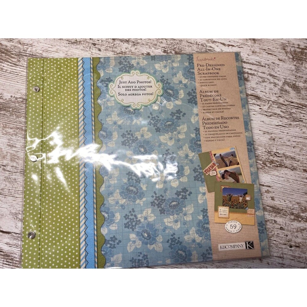 K&Company Pre-Designed All-In-One 12x12 Scrapbook Album